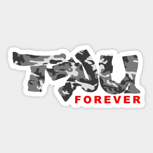 TRU forever grey camo Sticker